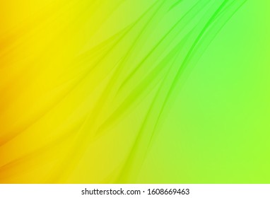 Light Green, Red vector blurred shine abstract texture. A completely new colored illustration in blur style. New style design for your brand book.