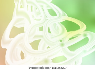 Light Green, Red vector blurred shine abstract texture. Glitter abstract illustration with gradient design. New style design for your brand book.