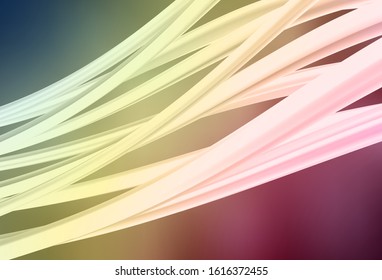 Light Green, Red vector blurred template. Colorful abstract illustration with gradient. Background for designs.