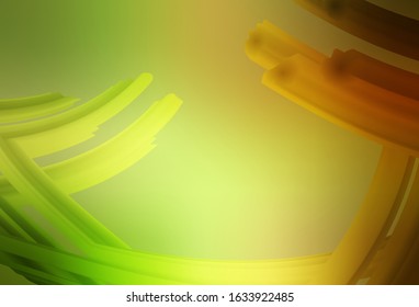 Light Green, Red vector blurred bright pattern. An elegant bright illustration with gradient. The best blurred design for your business.