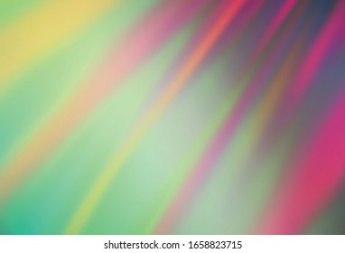 Light Green, Red vector blurred bright texture. An elegant bright illustration with gradient. New style for your business design.
