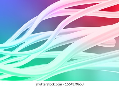 Light Green, Red vector blurred shine abstract texture. Shining colorful illustration in smart style. Smart design for your work.