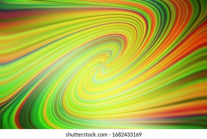 Color verde claro, vector rojo borroso patrón brillante. Ilustración abstracta brillante con diseño degradado. Diseño inteligente para su trabajo.
