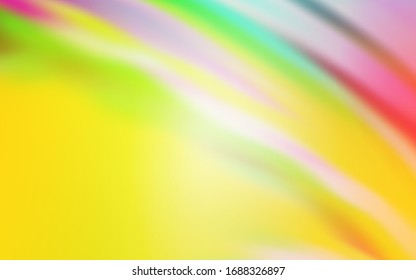 Light Green, Red vector blurred shine abstract background. Colorful illustration in abstract style with gradient. Elegant background for a brand book.