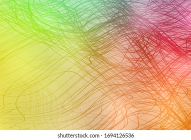 Light Green, Red vector blurred shine abstract template. An elegant bright illustration with gradient. The best blurred design for your business.