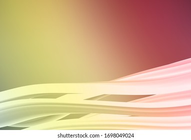 Light Green, Red vector blurred shine abstract template. Abstract colorful illustration with gradient. The best blurred design for your business.