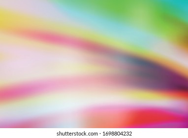 Light Green, Red vector blurred bright texture. An elegant bright illustration with gradient. Smart design for your work.