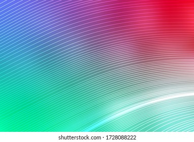 Green claro, Red vectorial borrosa brillante plantilla abstracta. Una elegante ilustración brillante con gradiente. Nuevo diseño de estilo para tu libro de marca.