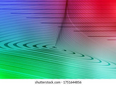 Light Green, Red vector blurred background. New colored illustration in blur style with gradient. Background for a cell phone.
