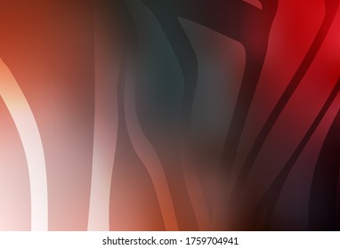 Light Green, Red vector blurred shine abstract texture. An elegant bright illustration with gradient. Smart design for your work.