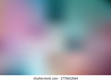 Light Green, Red vector blurred and colored pattern. Glitter abstract illustration with gradient design. New design for your business.