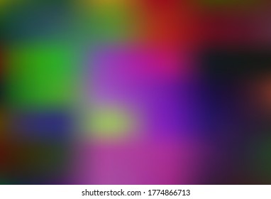 Light Green, Red vector blurred bright pattern. A completely new colored illustration in blur style. New style for your business design.