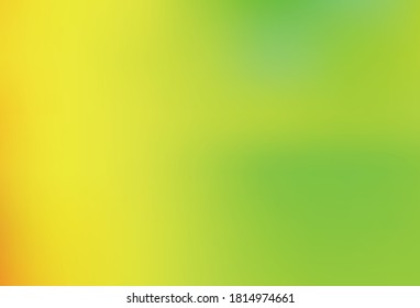 Verde claro, vector rojo borroso brillo textura abstracta. Una elegante ilustración brillante con gradiente. Diseño inteligente para su trabajo.