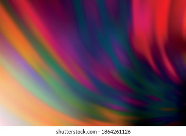 Light Green, Red vector blurred template. Creative illustration in halftone style with gradient. New design for your business.
