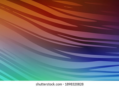 Light Green, Red vector blurred template. New colored illustration in blur style with gradient. New design for your business.