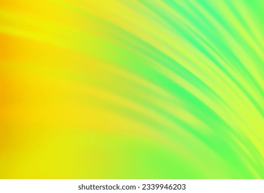 Light Green, Red vector blurred bright pattern. Creative illustration in halftone style with gradient. New way of your design.