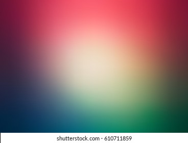 Light Green, Red vector blurred colored illustration. Brand-new design for your business. Creative background in halftone style with gradient.
