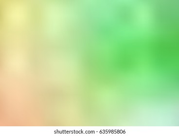Light Green, Red vector blurred bright template. Brand-new colored illustration in blurry style with gradient. The blurred design can be used for your web site.