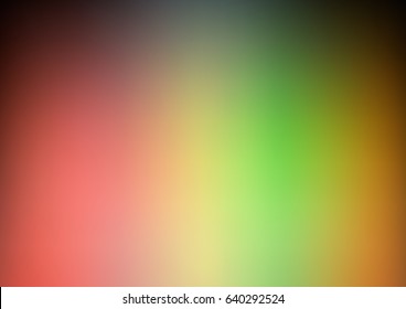 Light Green, Red vector blurred bright pattern. Colorful abstract illustration with gradient. The elegant pattern can be used as part of a brand book.
