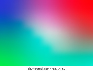 Light Green, Red vector blurred template. Colorful illustration in abstract style with gradient. The completely new template can be used for your brand book.