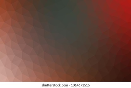 Light Green, Red vector blurry triangle background design. Geometric background in Origami style with gradient. 