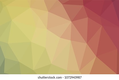 Light Green, Red vector blurry triangle texture. Modern geometrical abstract illustration with gradient. Brand-new style for your business design.