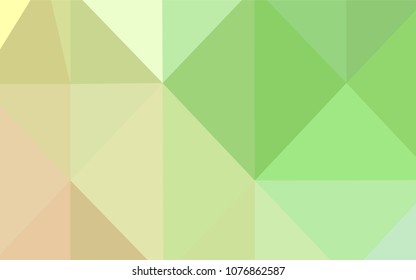 Light Green, Red vector blurry triangle pattern. Colorful illustration in abstract style with gradient. The polygonal design can be used for your web site.