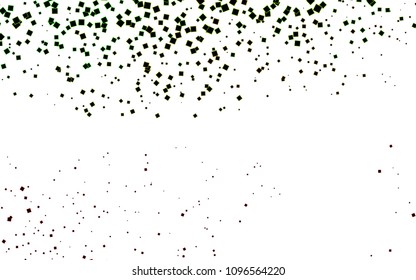 Light Green, Red vector blurry rectangular background. Geometric background in square style with gradient. The pattern can be used for brand-new background.