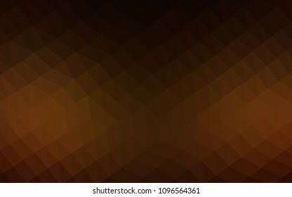 Light Green, Red vector blurry triangle pattern. Triangular geometric sample with gradient.  A new texture for your design.