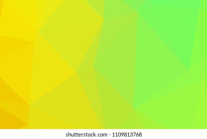 Light Green, Red vector blurry triangle texture. A completely new color illustration in a  polygonal style. That pattern can be used as a part of a brand book.
