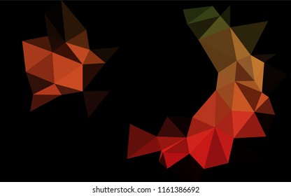 Light Green, Red vector blurry hexagon texture. An elegant bright illustration with gradient. Brand new design for your business.