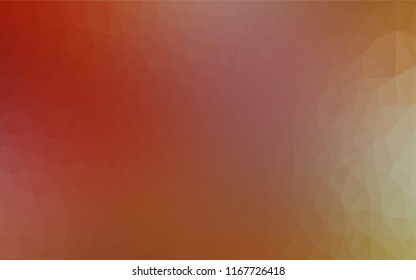 Light Green, Red vector blurry hexagon template. Brand new colored illustration in blurry style with gradient. The elegant pattern can be used as part of a brand book.