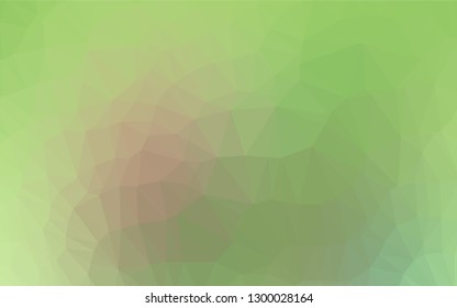 Light Green, Red vector blurry hexagon texture. Modern geometrical abstract illustration with gradient. The elegant pattern can be used as part of a brand book.
