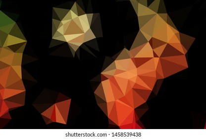 Light Green, Red vector blurry triangle template. Brand new colorful illustration in with gradient. Brand new design for your business.