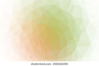 Light Green, Red vector blurry triangle texture. Creative illustration in halftone style with gradient. New texture for your design.
