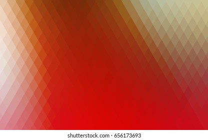 Light Green, Red vector blurry rectangular background. Geometric background in square style with gradient. The pattern can be used for brand-new background.