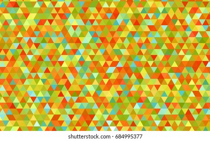Light Green, Red vector blurry triangle template. Creative geometric illustration in Origami style with gradient. A completely new template for your business design.