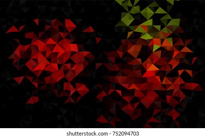 Light Green, Red vector blurry triangle template. A sample with polygonal shapes. A completely new template for your business design. Light Green, Red vector blurry triangle template. A sample with polygonal shapes. A completely new template for your business design.