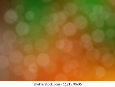 Light Green, Red vector bokeh template. An elegant bright illustration with gradient. Brand new style for your business design.