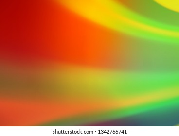 Light Green, Red vector bokeh and colorful pattern. An elegant bright illustration with gradient. The best blurred design for your business.