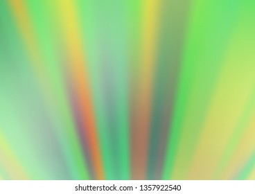 Light Green, Red vector bokeh and colorful pattern. Colorful illustration in blurry style with gradient. The best blurred design for your business.