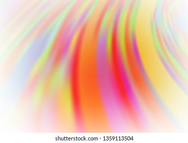 Light Green, Red vector bokeh template. A vague abstract illustration with gradient. A completely new template for your design.