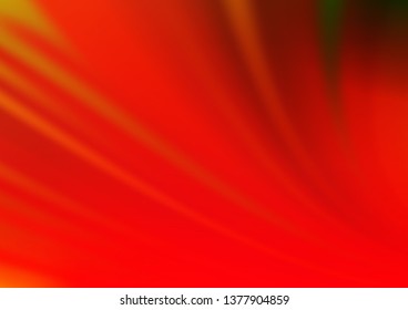 Light Green, Red vector bokeh template. Colorful illustration in blurry style with gradient. A completely new design for your business.