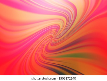 Light Green, Red vector bokeh pattern. Modern geometrical abstract illustration with gradient. The background for your creative designs.