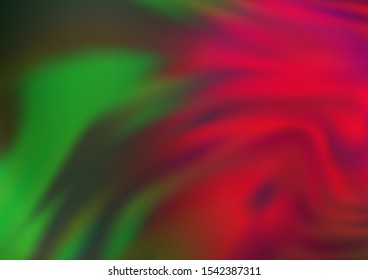 Light Green, Red vector bokeh pattern. Shining colorful illustration in a Brand new style. The blurred design can be used for your web site.
