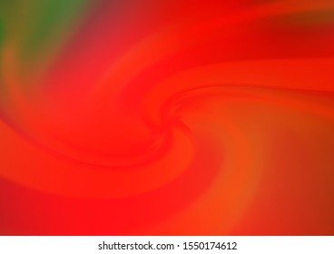 Light Green, Red vector bokeh pattern. Glitter abstract illustration with an elegant design. The blurred design can be used for your web site.