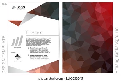 Light Green, Red vector  brochure for ui, ux design. Blurred decorative design in abstract style with textbox. Beautiful design for cover of notepads.