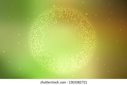 Light Green, Red vector colorful blur background. Creative illustration in halftone style with gradient. Background for a cell phone.