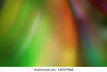 Light Green, Red vector colorful blur background. Colorful illustration in abstract style with gradient. Smart design for your work.