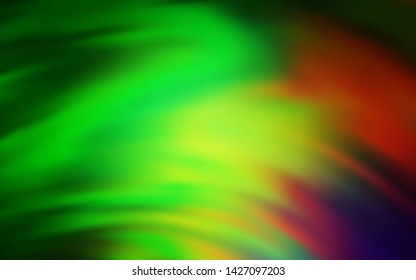 Light Green, Red vector colorful blur background. Modern abstract illustration with gradient. Background for a cell phone.